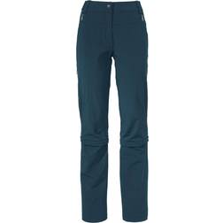 Vaude Farley Stretch Capri T-Zip III Trousers Women’s - Dark Sea