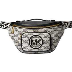 Michael Kors Erin Extra-Small Logo Jacquard Belt Bag - Black