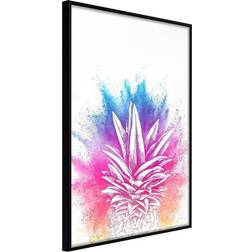 Artgeist Rainbow Pineapple Crown Plakat 30x40cm