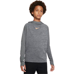 Nike Kid's Dri-FIT Academy Football Hoodie - Black/Sunset Glow