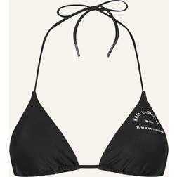 Karl Lagerfeld Bikini-Oberteil Logo 230W2215 Schwarz