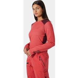 Helly Hansen Women's Lifa Merino Midweight Crew Layer Red