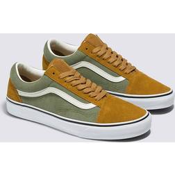 Vans Men's Old Skool Casual Shoes Green/Brown