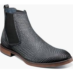 Stacy Adams Shoes Kayden Plain Toe Chelsea Boot Navy