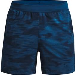 Under Armour Launch Printed Shorts Blue Man