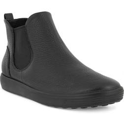 ecco Women's Soft Chelsea Boot Leather Black