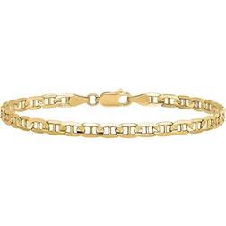 Primal Gold Concave Anchor Chain Bracelet - Gold