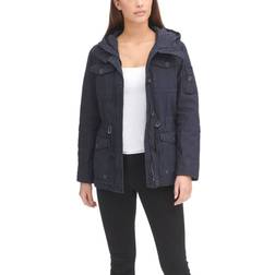 Levi's Women's Hooded Military Jacket Navy Navy