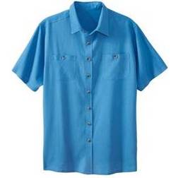 KingSize men's big & tall short-sleeve linen shirt