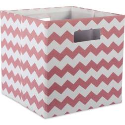 DII Children Hard Sided Collapsible Cube Chevron Basket