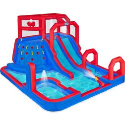 Sunny & Fun Mega Climb N Go Inflatable Water Slide Park