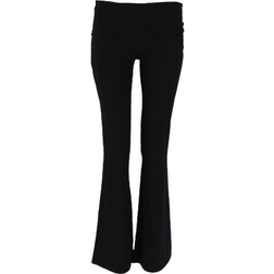 Gina Tricot Soft Touch Folded Trouser - Black