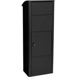 MEFA Beech Parcel Box 457 Ruko Lock - Black