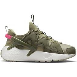 NIKE Air Huarache Craft W - Medium Olive/Neutral Olive/Sail/Hyper Pink