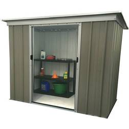 Yardmaster 6.5 X 3.9Ft Double Door Metal Pent Roof Shed