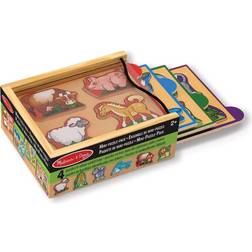 Melissa & Doug Animals Mini Puzzle Pack