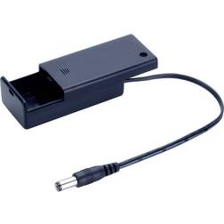 TRU Components SBH-9VAS DC PLUG Batteriholder 1 9 V