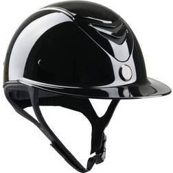 Onek MIPS Avance Glossy Chrome Pipe Riding Helmet Black 002 unisex