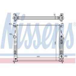 Nissens Kühler, Motorkühlung NISSENS 62577A