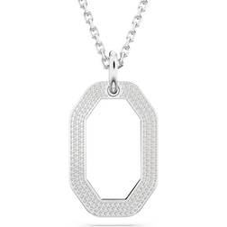 Swarovski Dextera Silver Octagon Pendant Necklace 5642388