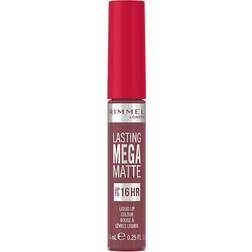 Rimmel Lasting Mega Matte Mat flydende læbestift 16t Skygge Ravishing Rose 7,4 ml