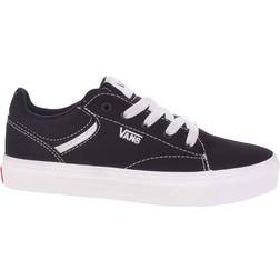 Vans Seldan Jr White/Black, Unisex, Sko, Sneakers, Hvid/Sort