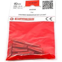 ELPRESS Isoleret Samlemuffe A1525sk, 0,5-1,5mm2 I Poser Af 15 Stk