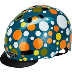 Nutcase Street, Adult Bike and Skate Helmet with MIPS Protection System for Road Cycling and Commuting, Polka Face Gloss MIPS