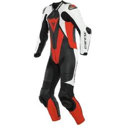 Dainese LAGUNA SECA 1-Teiler Lederkombi perforiert schwarz-weiss-flu