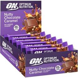 Optimum Nutrition Nutty Chocolate Caramel Protein Bar 70g 10 Stk.