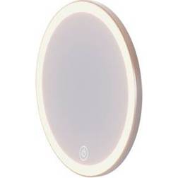 Dansani Handy Sminkspegel Med Belysning Ø18cm Krom