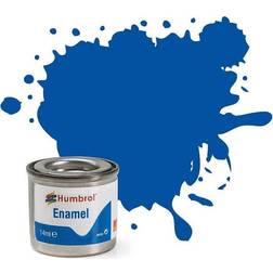 Humbrol Enamel No 14 French Blue Gloss Tinlet No 1 14ml