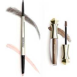 Mirenesse All Day Micro Brow Pencil + Shaping Mascara Set #3.Cappuccino