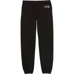 PINK Everyday Fleece Classic Sweatpants - Pure Black