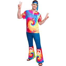 Amscan 60-tals Hippie Maskeraddräkt