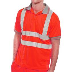 Beeswift B-Seen Hi-Vis Work Polo Red