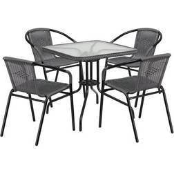 Flash Furniture Powder-coated Aluminum/ Patio Dining Set