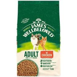 James Wellbeloved Adult Dry Cat Food with Chicken 1.5kg Bag