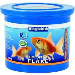 King British goldfish flake fish food aquarium tank coldwater