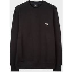 Paul Smith Mens Reg Fit Sweatshirt Zebra Black