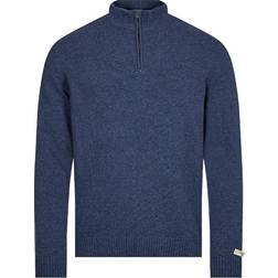 Paul & Shark Half Zip Knit Deep Sea Blue