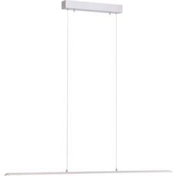 Paul Neuhaus Pure Led Hængelampe 100 cm Børstet Aluminium Led Langbordspendel Pendel