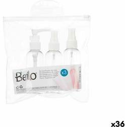 Berilo Rejse Sæt Transparent Hvid Plast 36 Enheder