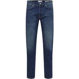 Selected 172 Mörkblå Slim Fit-jeans Blå