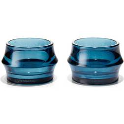 Holmegaard Arc Lantern 5 cm 2-pack Dark Blue Candle Holder 2pcs