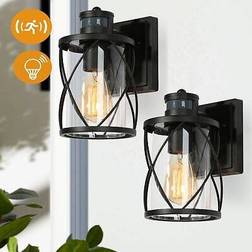 Bed Bath & Beyond 2-pack Waterproof Motion Sensor Multi-mode Dusk Dawn Wall Light