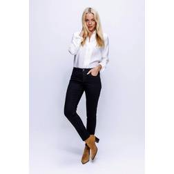 Red Button Jimmy Jeans - Sort Denim
