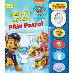 Paw Patrol PAW Patrol Aufs Klo mit der PAW Patrol Mein Klo-Soundbuch Pappbilderbuch mit Klospülung und 8 Geräuschen