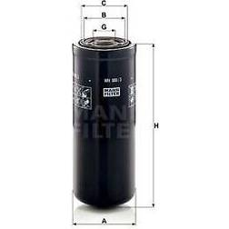 MANN-FILTER Oil Filter WH 980/3