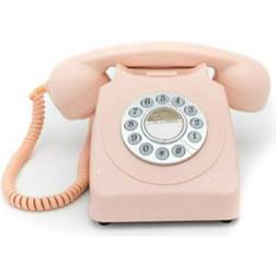 Gpo Retro 746 Desktop Push Button Telephone Carnation Pink